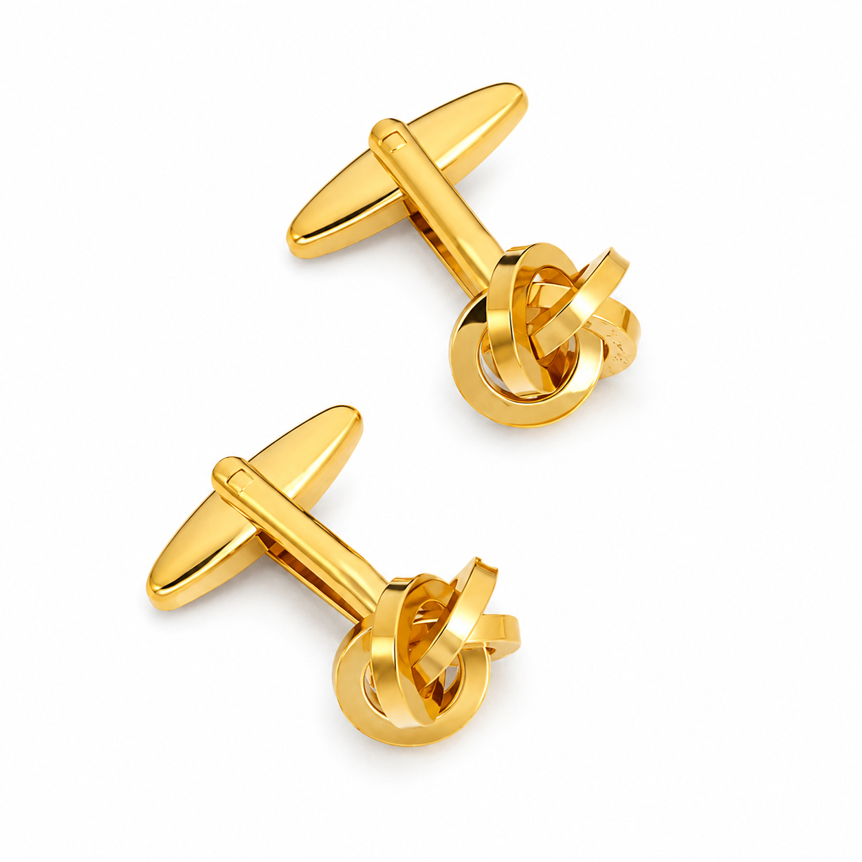 Seville Gold Open Knot Cufflinks